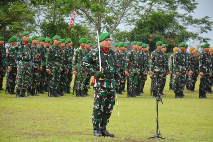 Upacara Peringatan Hari Juang Infanteri Ke-77 Tahun 2025, Dandim 1310/Bitung Sukses Jalankan Tugas sebagai Komandan Upacara