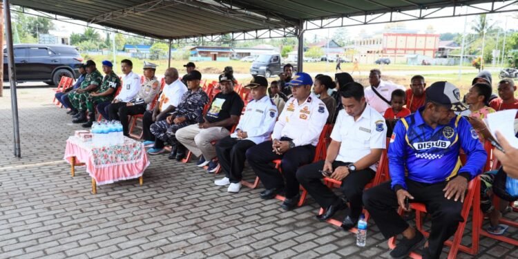 Polres Sarmi Dukung Mudik Aman, Pelepasan Mudik Gratis Nataru 2025 Resmi Digelar