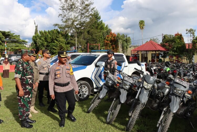 Polres Jayawijaya Intensifkan Patroli dan Razia di Kota Wamena