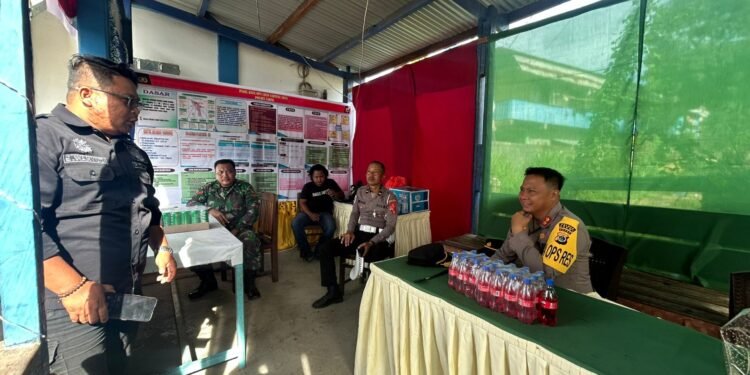 Kapolres Sarmi Tinjau Pengamanan Perbankan dan Pos Pam Operasi Lilin Cartenz 2025