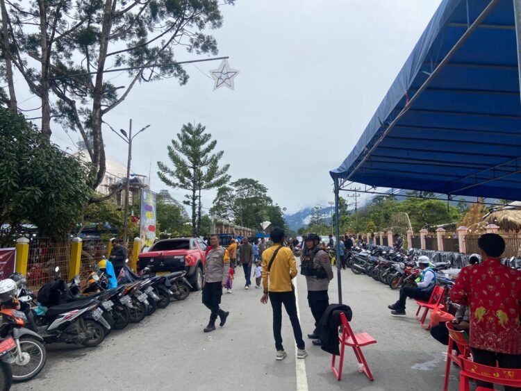 Polres Jayawijaya Gelar Giat Pos Terpadu Ops Lilin Cartenz 2025