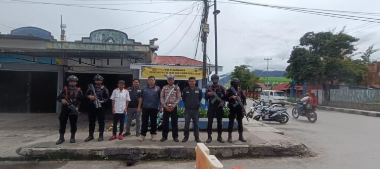 Polres Jayawijaya Amankan Ibadah Natal dan Arus Lalu Lintas di Wamena