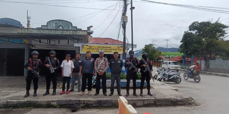 Polres Jayawijaya Amankan Ibadah Natal dan Arus Lalu Lintas di Wamena