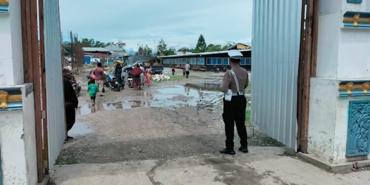 Pengamanan Ibadah Natal di Gereja Jemaat Bahtera Wamena
