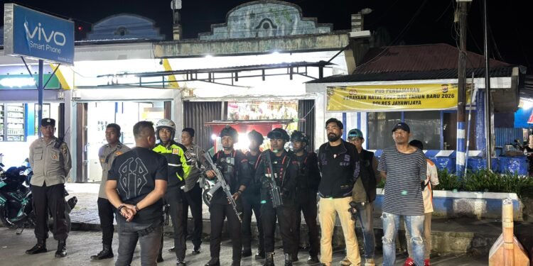 Pengamanan Ops Lilin 2025, Arus Lalin Wamena Aman dan Lancar