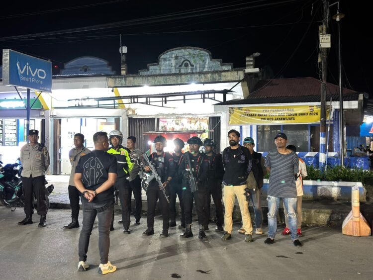 Pengamanan Ops Lilin 2025, Arus Lalin Wamena Aman dan Lancar