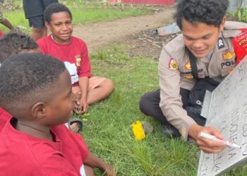 Subsagagas Si Ipar Operasi Rasaka Cartenz 2025 Laksanakan Kegiatan Edukatif di Wamena