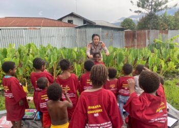 Subsagagas Si Ipar Polres Jayawijaya Dukung Pendidikan Anak Melalui Operasi Rasaka Cartenz 2025