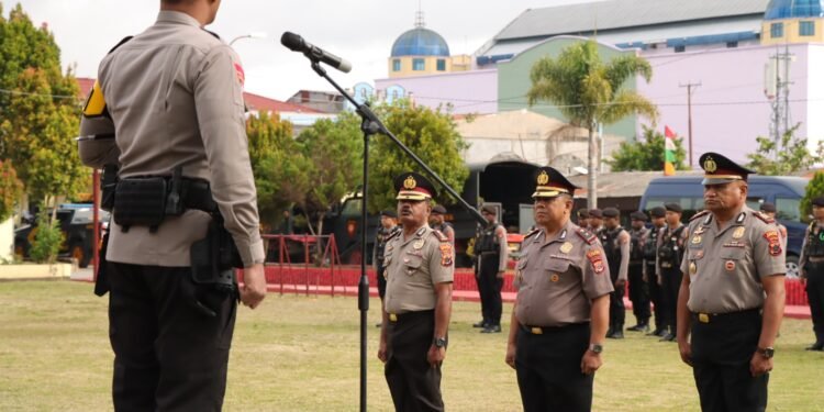 Polres Jayawijaya Gelar Upacara Korps Raport Kenaikan Pangkat Periode 1 Januari 2026