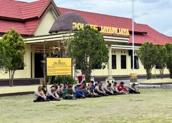 Polres Jayawijaya Gelar Apel Pasukan dan Doa Lintas Agama Sambut Tahun Baru 2026