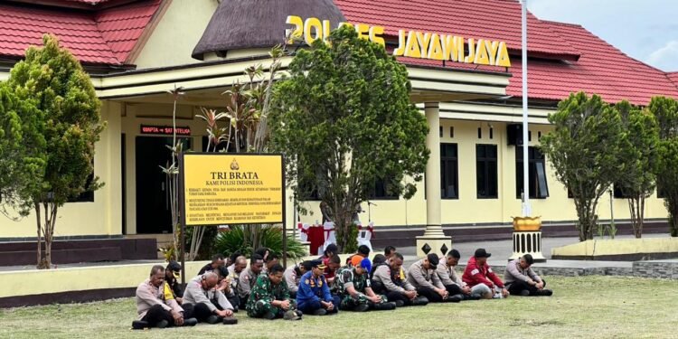 Polres Jayawijaya Gelar Apel Pasukan dan Doa Lintas Agama Sambut Tahun Baru 2026