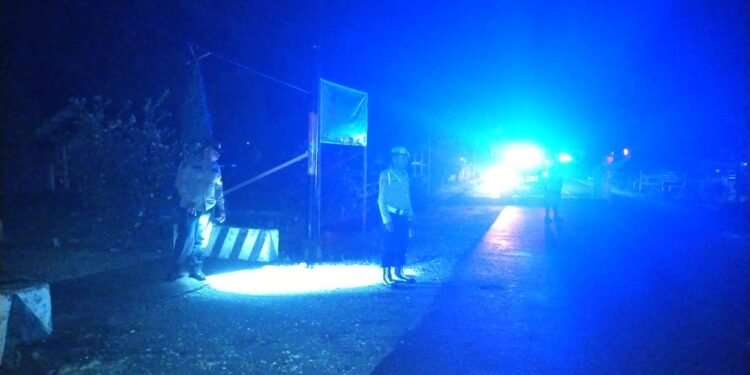 Jelang Tutup Tahun, Wakapolsek Bonggo Amankan Ibadah dan Himbau Masyarakat Jaga Kamtibmas