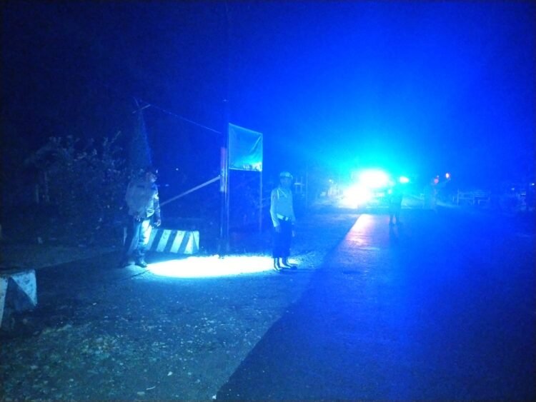 Jelang Tutup Tahun, Wakapolsek Bonggo Amankan Ibadah dan Himbau Masyarakat Jaga Kamtibmas