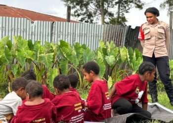 Polres Jayawijaya Hadirkan Program Polisi Pi Ajar dalam Operasi Rasaka Cartenz 2025 di Wamena