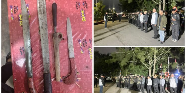 Polres Jayawijaya Gelar Patroli dan Razia, Jaga Kamtibmas di Wamena