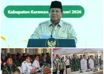 Ketahanan Pangan Nasional 2026, Walikota Bitung dan Dandim 1310/Bitung Hadiri Tasyakuran Swasembada Pangan dan Zoom Meeting Bersama Bapak Presiden RI
