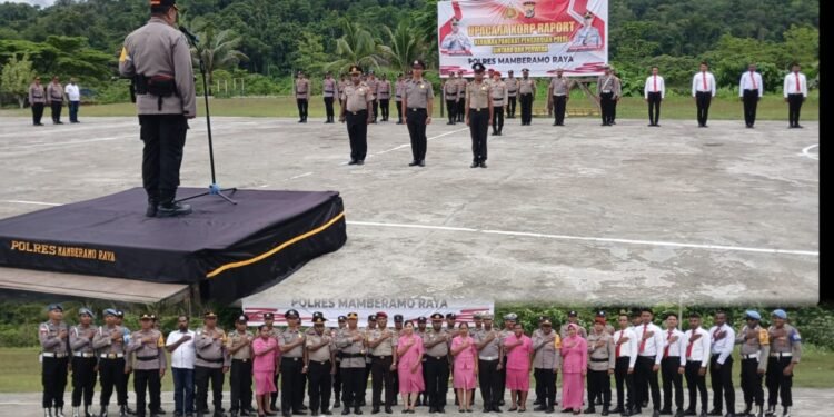 Pengamanan Ibadah Malam Akhir Tahun 2025 di Gereja GKI Effata Kasonawrja