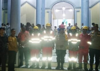 Pengamanan Ibadah Malam Akhir Tahun 2025 di Gereja GKI Effata Kasonawrja