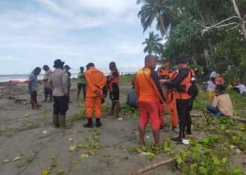 Hari Kedua Pencarian, Tim Gabungan Masih Sisir Muara Taronta Cari Korban Terseret Arus
