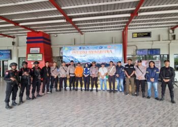 Pos Yan Regu II Polres Jayawijaya Amankan Aktivitas Penerbangan di Bandara Wamena