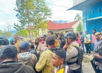 Patroli Siaga Polres Jayawijaya, Padal Tegaskan Bahaya Miras dan Ajak Masyarakat Jaga Kamtibmas