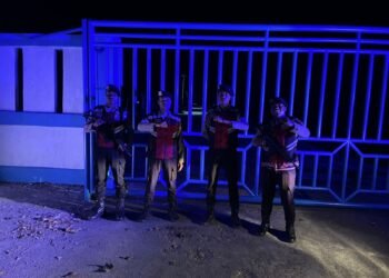 Cegah Gangguan Kamtibmas, Sat Samapta Polres Sarmi Gencarkan Patroli Malam