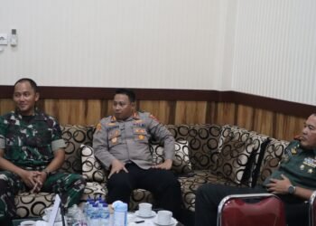 Usai Kunker di Kodim 1712/Sarmi, Danrem 172/PWY Kunjungi Mapolres Sarmi