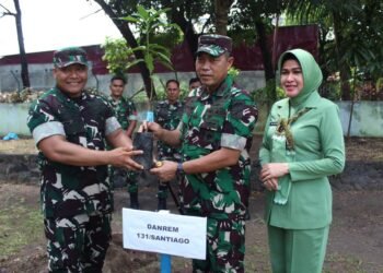 Kunjungan Kerja di Kodim 1310/Bitung, Danrem 131/Stg Tekankan Jaga Kehormatan Diri dan Loyalitas Kepada Pimpinan