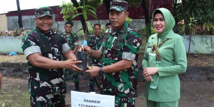 Kunjungan Kerja di Kodim 1310/Bitung, Danrem 131/Stg Tekankan Jaga Kehormatan Diri dan Loyalitas Kepada Pimpinan