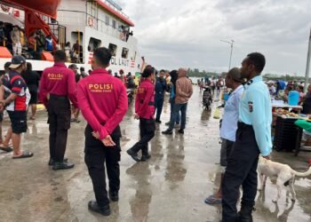 Sat Samapta Polres Sarmi Laksanakan Patroli dan Pengamanan Objek Vital, Situasi Aman dan Kondusif