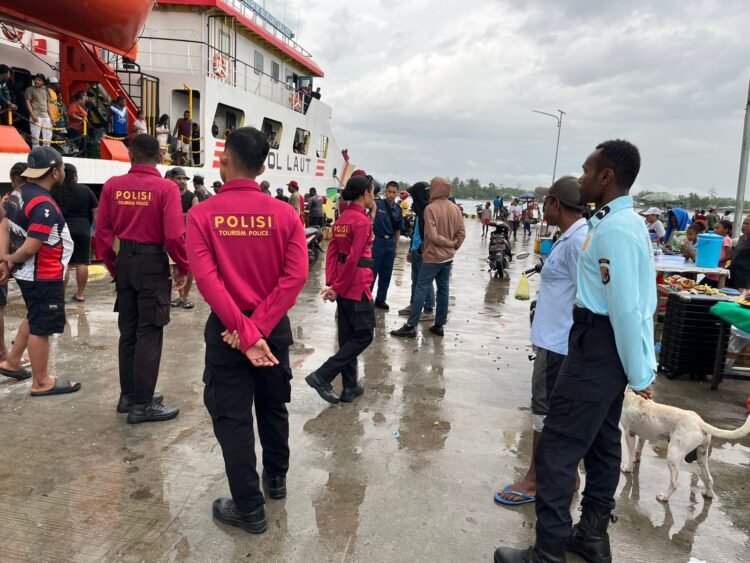 Sat Samapta Polres Sarmi Laksanakan Patroli dan Pengamanan Objek Vital, Situasi Aman dan Kondusif