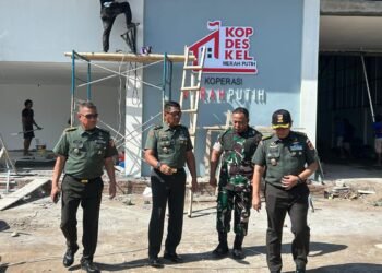 Target 1 KDKMP Siap Diresmikan, Kasdam XIII/Merdeka Tinjau Pembangunan KDKMP di Desa Kauditan Dua