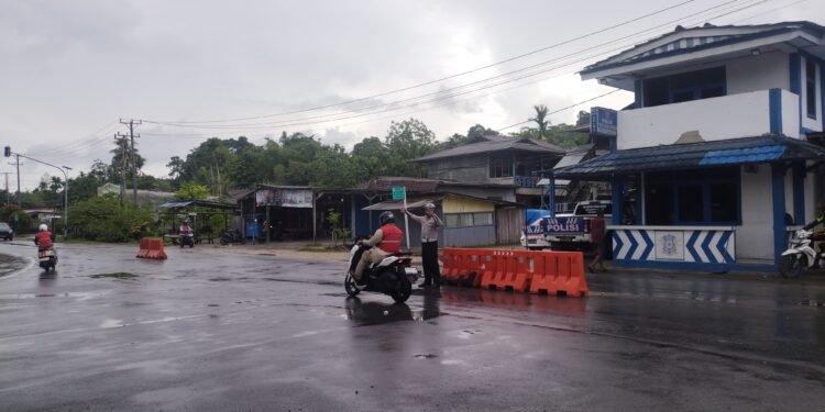 Sat Lantas Polres Sarmi Turun Pagi, Lalu Lintas Aman Anak Sekolah Nyaman