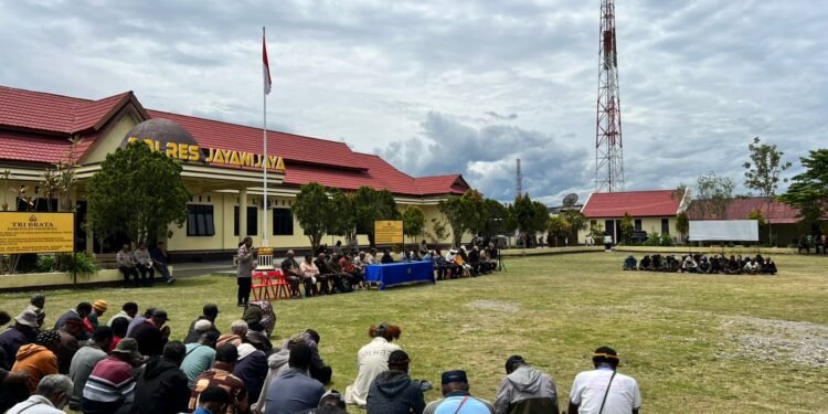 Polres Jayawijaya Fasilitasi Mediasi Adat Kasus Punika Wenda, Kesepakatan Damai Dicapai