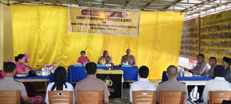 Polres Jayawijaya Gelar Sidang Pernikahan Dinas BP4R bagi Personel