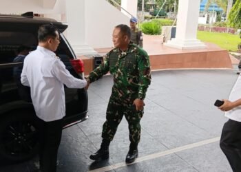 Sinergi Dalam Penanganan Bencana, Dandim 1310/Bitung Bersama Forkopimda Kota Bitung Gelar Rapat Koordinasi