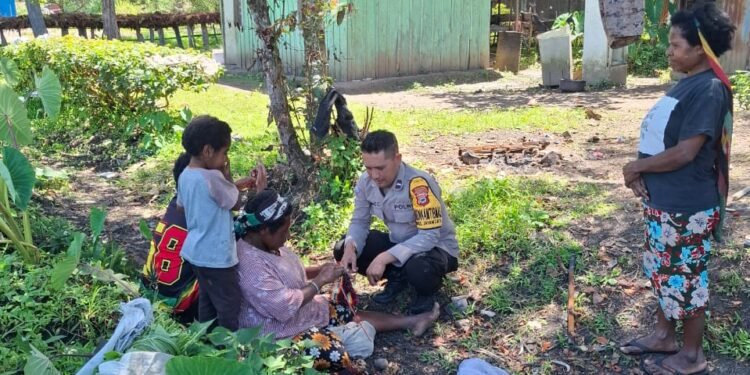 Polsek Kawasan Bandara Lakukan Pengecekan Lahan Jagung, Program Ketahanan Pangan Kuartal IV