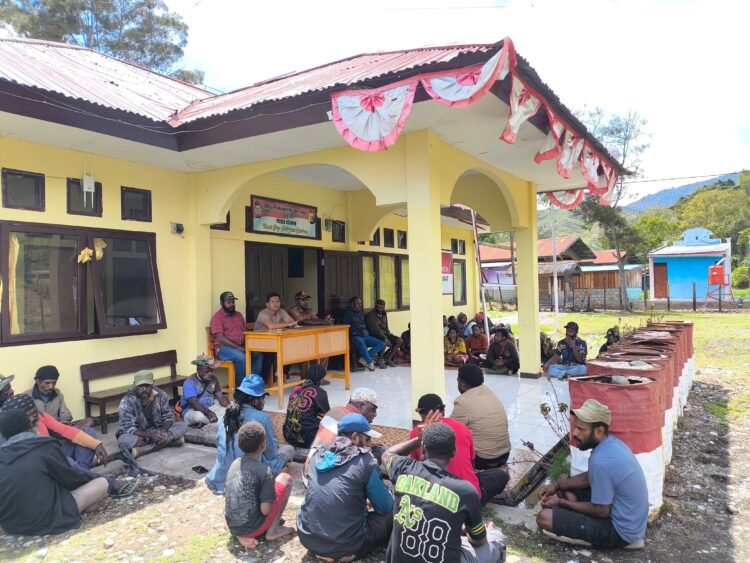 Polsek Bolakme Fasilitasi Penyelesaian Kasus Perzinahan dan Penganiayaan Secara Adat