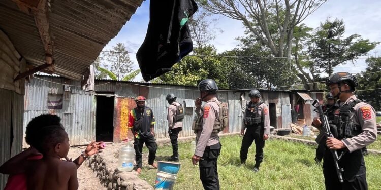 Polres Jayawijaya Intensifkan Patroli, Ciptakan Kamtibmas Aman dan Kondusif