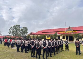 Polres Jayawijaya Laksanakan Patroli Wujudkan Kamtibmas Aman dan Kondusif