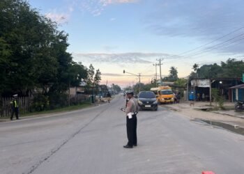 Ops Keselamatan Cartenz 2026 Terus Berjalan, Sat Lantas Polres Sarmi Imbau Pengguna Jalan Tertib