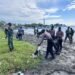 Kolaborasi TNI-Polri dan Pemda Sarmi Bersihkan Pantai Kali Bagre, Wujud Nyata Gerakan Indonesia Asri