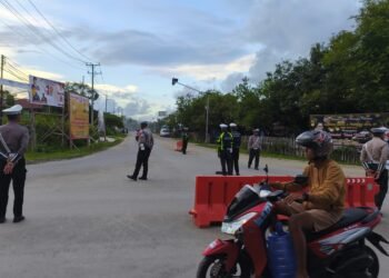 Jelang Akhir Operasi Keselamatan Cartenz 2026, Sat Lantas Polres Sarmi Fokus Penertiban R2 dan R4