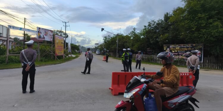 Jelang Akhir Operasi Keselamatan Cartenz 2026, Sat Lantas Polres Sarmi Fokus Penertiban R2 dan R4