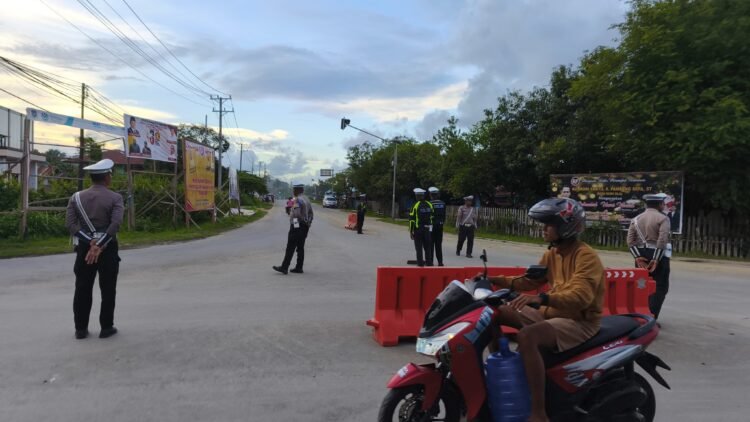 Jelang Akhir Operasi Keselamatan Cartenz 2026, Sat Lantas Polres Sarmi Fokus Penertiban R2 dan R4