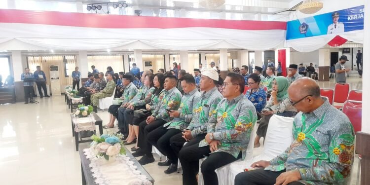 Komitmen Perkuat Sinergi Jaga Kerukunan, Danramil 1310-01/Bitung Hadiri Pengukuhan FKUB, FKDM dan FKBT