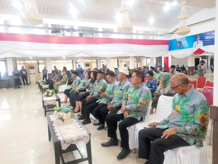 Komitmen Perkuat Sinergi Jaga Kerukunan, Danramil 1310-01/Bitung Hadiri Pengukuhan FKUB, FKDM dan FKBT