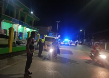 Polres Jayawijaya Amankan Pelaksanaan Shalat Tarawih di Mushola Al Muhajirin