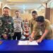 Wujud Sinergitas TNI dan Pemerintah Daerah, Dandim 1310/Bitung Tandatangani Karya Bakti Revitalisasi Marshalling Area Yon TP 916 Makawidey