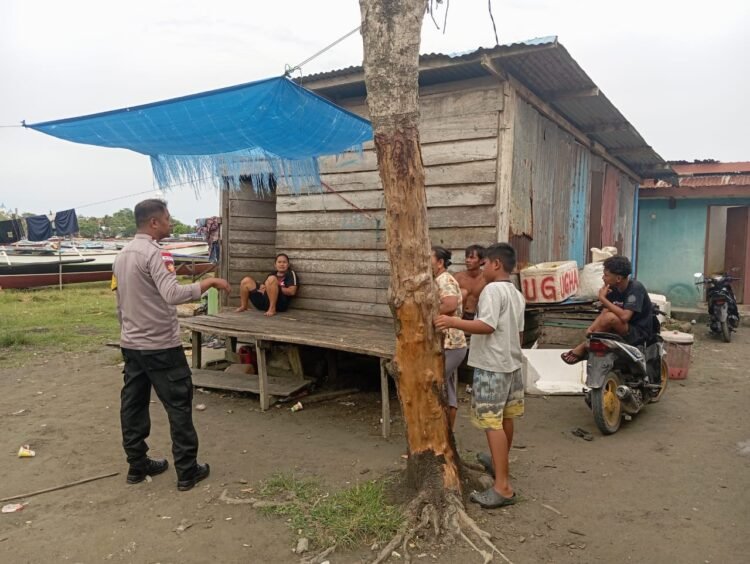 Satpolairud Polres Sarmi Pastikan Pesisir Aman Pasca Gempa 5.7 SR di Sarmi